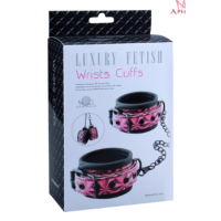 LUXURY FETISH WRIST CUFFS - RED